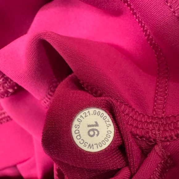 NWOT Lululemon Wunder Train High-Rise Tight 25" Ripened Raspberry - Picture 10 of 11